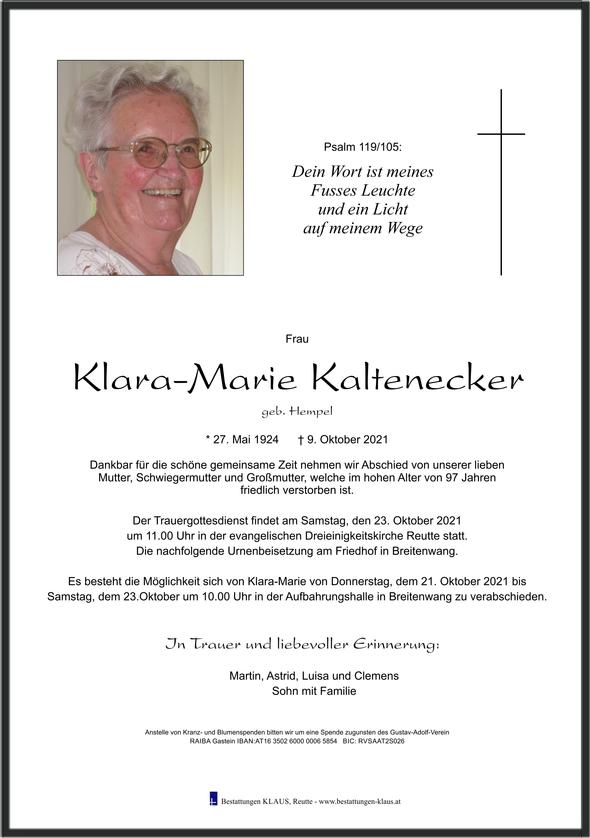 Klara-Marie Kaltenecker